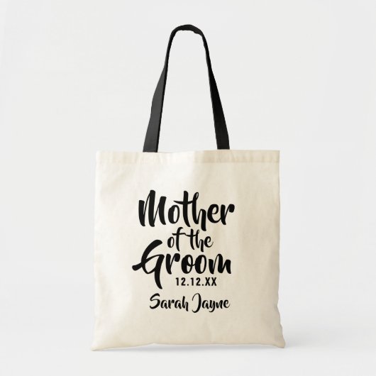 Bruiloft Ouder Gift Moeder van de bruidegom Canvas Tote Bag (Voorkant)