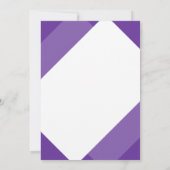 bruiloft Paarse vlinder verloving Kaart (Achterkant)