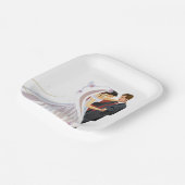 Bruiloft papier Bord (Gebogen)