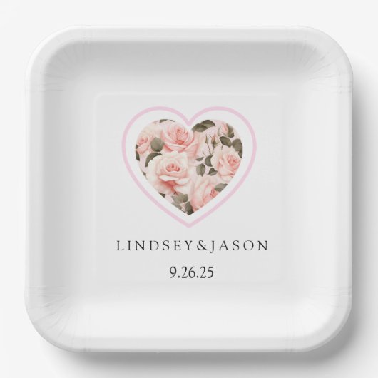 Bruiloft papier Bord (Voorkant)