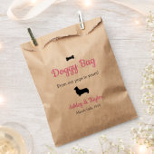 Bruiloft Papier Doggy Treat Bag Bedankzakje (Geknipt)