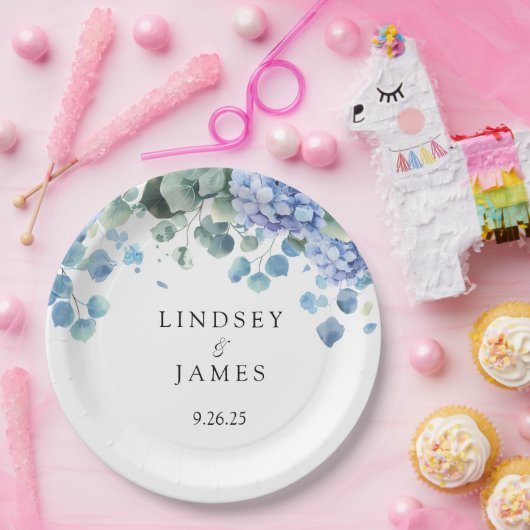 bruiloft papieren bordje (Feest)