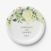 bruiloft papieren bordje (Voorkant)