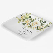 bruiloft papieren bordje (Gebogen)