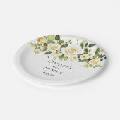 bruiloft papieren bordje (Gekanteld)