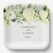 bruiloft papieren bordje (Voorkant)