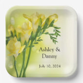 bruiloft papieren bordje (Voorkant)