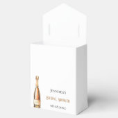 Bruiloft parels Prosecco elegant Bedankdoosjes (Geopend)