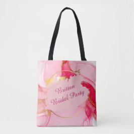 Bruiloft Party Canvas tas gepersonaliseerd