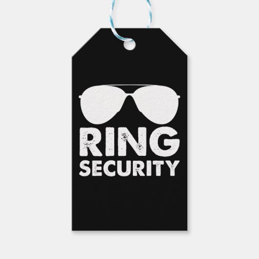 Bruiloft Party Ring Veiligheid Bruiloft Ring Cadeaulabel (Voorkant)