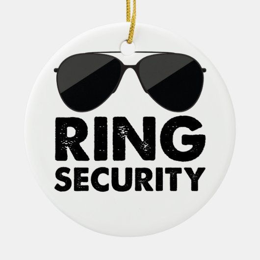 Bruiloft Party Ring Veiligheid Bruiloft Ring Keramisch Ornament (Voorkant)