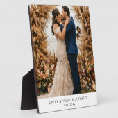 Bruiloft Pas getrouwd Paar Foto Acryl Fotoplaat (Zijkant)