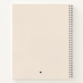 Bruiloft plannen notitieboek met blos (Achterkant)