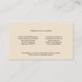 Bruiloft Planner  Rode Rozen Bluebird Visitekaartje (Achterkant)