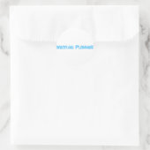 bruiloft Planner Ronde Sticker (Tas)