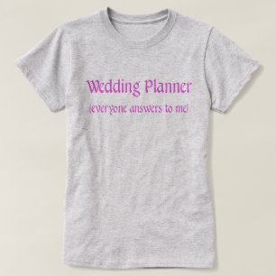 bruiloft Planner T-shirt