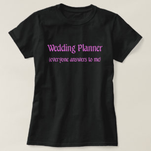 bruiloft Planner T-shirt