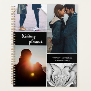 Bruiloft planner verloving foto collage Custom