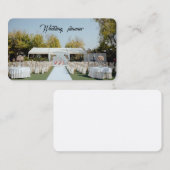 bruiloft Planner Visitekaartje (Voorkant / Achterkant)