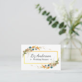 bruiloft Planner Visitekaartje (Staand voorkant)