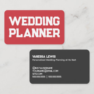 bruiloft Planner Visitekaartje