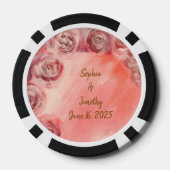 bruiloft poker chips (Achterkant)