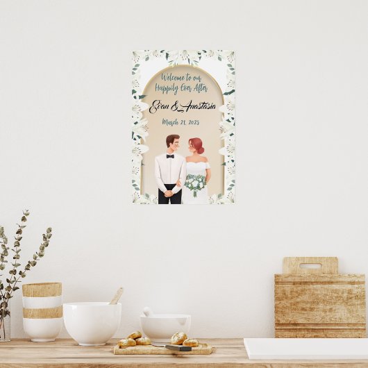 BRUILOFT POSTER (Keuken)