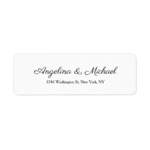 Bruiloft Professioneel Creatief Script Handschrift Etiket