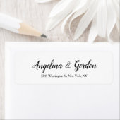 Bruiloft Professioneel Elegant Handschrift Klassie Etiket (Insitu)