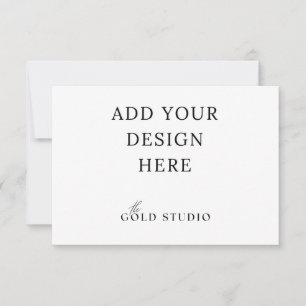 Bruiloft Reactiekaart RSVP Sjabloon (3,5 x 5 inch)