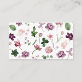 Bruiloft Recept Verzoek Bijgevoegde Kaart (Achterkant)