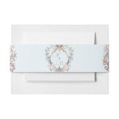 Bruiloft Regency  thema Monogram Crest Uitnodigingen Wikkel (Voorkant Voorbeeld)