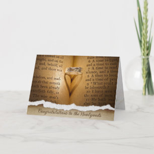 Bruiloft Ring Hart Schaduw Kaart