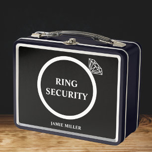 Bruiloft Ring Veiligheid Ring Drager Diamant
