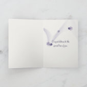 Bruiloft  romantisch citaat kaart (Binnen)