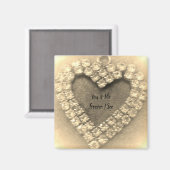 BRUILOFT ROMANTISCHE MAGNEET STIJL ONTWERP (Voorkant / Achterkant)