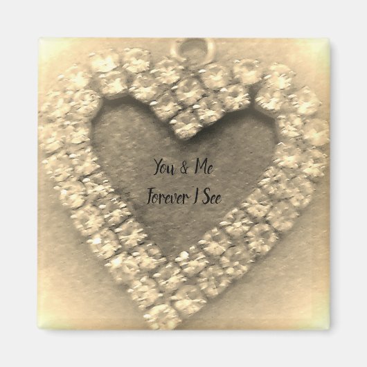 BRUILOFT ROMANTISCHE MAGNEET STIJL ONTWERP (Voorkant)