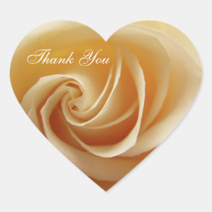 Bruiloft Roos Dank u Stickers