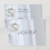 Bruiloft RSVP Kaarten, kant Kaartje (Voorkant / Achterkant)