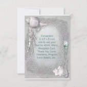 Bruiloft RSVP Strand Schelpen Kaart (Voorkant)