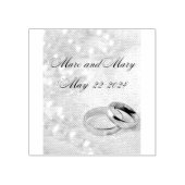 Bruiloft Rubber Stempel Aanpasbaar (Afrduk)