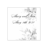 Bruiloft rubberstempel  (Afrduk)