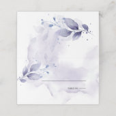 Bruiloft | Rustige Waterverf Plum Paars (Buitenkant ongevouwen)