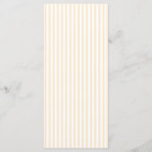 Bruiloft 'Samen met boter' bruidsuitnodiging  Menu (Achterkant)