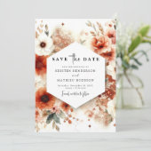 bruiloft save the date (Staand voorkant)