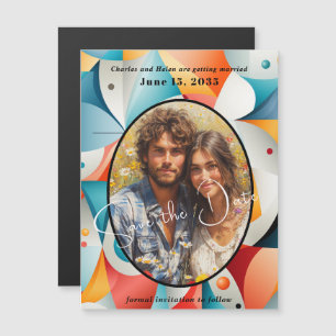 Bruiloft, Save the Date, Fotomagneet