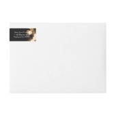 Bruiloft Save The Date Gold Hollywood Glam (Voorkant)