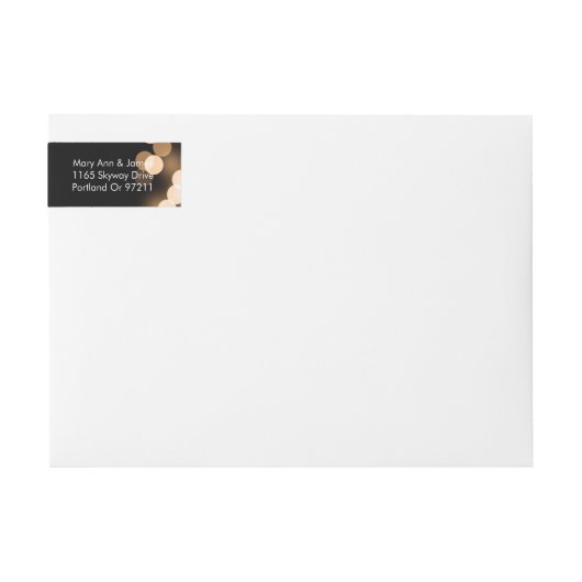 Bruiloft Save The Date Gold Hollywood Glam (Voorkant)