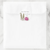 Bruiloft Save the Date Sticker (Tas)