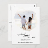 *~* BRUILOFT SAVE the DATE Website QR AFBEELDING A Briefkaart (Voorkant / Achterkant)